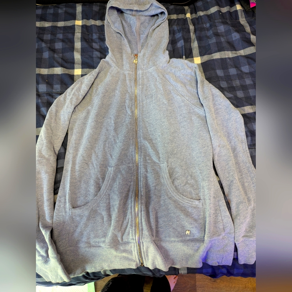 Light blue VS zip hoodie